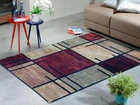 Tapete Para Sala Quarto 2,00x1,50m Marinho Vinho 2m Lancer