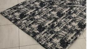 Tapete Para Sala Quarto 3,0 x 2,0 m Antiderrapante Jacquard Geométrico Estampado