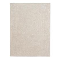 Tapete Para Sala Quarto Antiderrapante Shaggy Pelo Baixo 1,50m x 2,00m Classic Perola Oasis