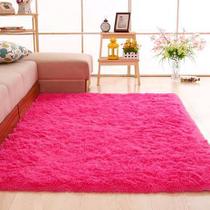 TAPETE PARA SALA QUARTO FELPUDO MEDIO 2,00 x 1,40m ROSA PINK