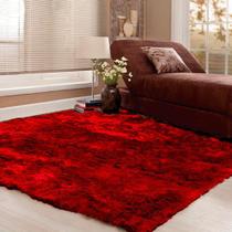 Tapete para Sala Quarto Pelo Shaggy Requinte Retangular 200x140cm Casen