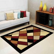 Tapete para sala Rayza Classic Marbella Veludo Boreal Vitral - 2,48m x 3,50m - Rayza tapetes