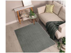 Tapete para Sala Retangular Antiderrapante 100x140cm Cristal Jolitex