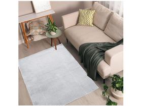 Tapete para Sala Retangular Antiderrapante 140x200cm Cristal Jolitex