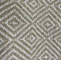 Tapete Para Sala Sisal 98X150Cm Diamante - Caramelo Com Bege