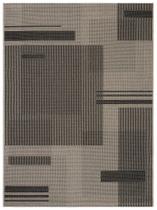 Tapete Para Sala Sisal Antiderrapante Eco Nature Painel J Serrano 2,00 x 3,00 Bege Chumbo