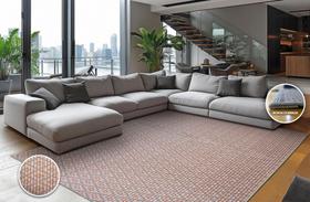 Tapete para sala Sisal Look Pop Artesanato3 150x200 cm