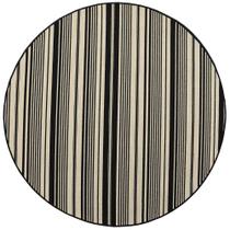 Tapete Para Sala Stripes Bege-Preto 1,90 Red São Carlos