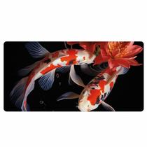 Tapete para Teclado Peixe Realista Fundo Aquático Mouse Pad Desk Mat Gamer Tapete para Teclado Peixe Realista Fundo Aquático Mouse Pad Desk Mat Gamer