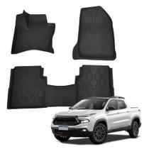 Tapete para Toro 2016 a 2026 com Bordas Elevadas Antiderrapante Tipo Bandeja Jogo 5 Peças