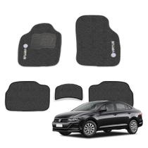 Tapete para Virtus 2018 a 2025 Grafite Jogo 5 Peças Carpete Automotivo Tapete para Virtus 2018 a 2025 Grafite Jogo 5 Peças Carpete Automotivo