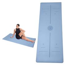 Tapete para Yoga Pilates Grosso 10mm Premium Esteira Tatame Super Resistente Grande Emborrachado Silencioso Cardio Exercícios Físicos Treino Ginástica