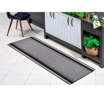 Tapete Pasadeira Sisal 2,30 x 0,66 Cinza Preto Facil Limpar Lancer Tapete Pasadeira Sisal 2,30 x 0,66 Cinza Preto Facil Limpar Lancer