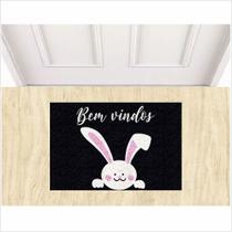 Tapete páscoa bem vindo, medida porta. Tapete páscoa bem vindo, medida porta.