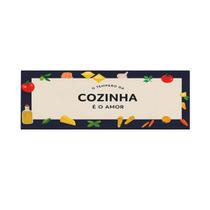 Tapete Passadeira 120x40cm Antiderrapante Bancada Cozinha Retangular Decorativo Pia Fogão Apartamento