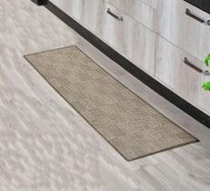 Tapete Passadeira 1,50m Cozinha Antiderrapante Bege Sisal