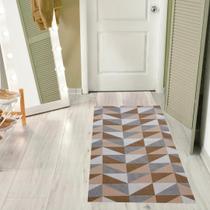 Tapete Passadeira Antiderrapante 1,35M x 50CM Ladrilhos Cru P/ Quarto Sala ou Cozinha Tapete Passadeira Antiderrapante 1,35M x 50CM Ladrilhos Cru P/ Quarto Sala ou Cozinha