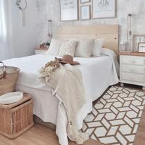 Tapete Passadeira Antiderrapante Losangos Marrom 45x140cm Tapete Passadeira Antiderrapante Losangos Marrom 45x140cm