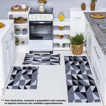 Tapete Passadeira Avulsa Jacquard Antiderrapante Cozinha Corredor Quarto Sala Geométrico Tapete Passadeira Avulsa Jacquard Antiderrapante Cozinha Corredor Quarto Sala Geométrico