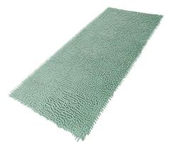 Tapete Passadeira Bolinha Microfibra Macio Antiderrapante Grande 50x100cm