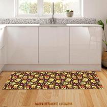 tapete passadeira Caveira Mexicana 100x40cm tapete passadeira Caveira Mexicana 100x40cm