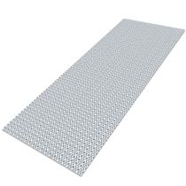 Tapete Passadeira Cozinha 3,00m x 65cm Grande Geométrico Nórdico Cinza