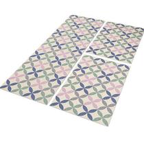 Tapete Passadeira Cozinha Stars Bg 120x40 + 2 Capachos 60x40