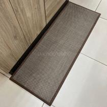 Tapete Passadeira De Cozinha Antiderrapante Marrom 0,46x1,20m