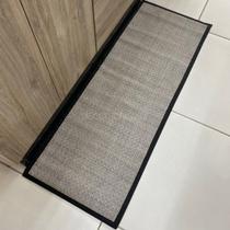 Tapete Passadeira De Cozinha Antiderrapante Preto 0,46x1,20m Tapete Passadeira De Cozinha Antiderrapante Preto 0,46x1,20m