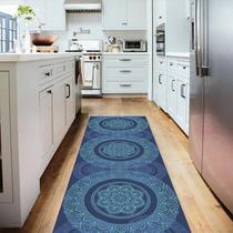 Tapete Passadeira de Cozinha Ivanka 160x50 Antiderrapante