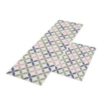 Tapete Passadeira de Cozinha Stars Bg 120x40 + Capacho 60x40
