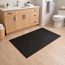 Tapete Passadeira Emborrachada Antiderrapante 1,00 metro x 43cm 45cm Larg Preto Tapete Passadeira Emborrachada Antiderrapante 1,00 metro x 43cm 45cm Larg Preto