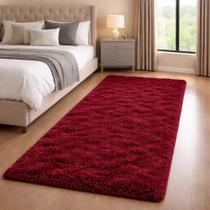 Tapete Passadeira Felpuda Para Sala Corredor Quarto 2,00x0,60 - REMI Enxovais