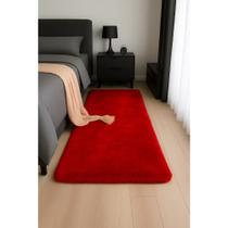 Tapete Passadeira Felpuda Para Sala Corredor Quarto 2,00x0,60