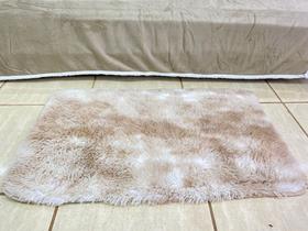 Tapete Passadeira Felpudo Para Sala Quarto Closet 1,00 x 0,60 Toque Extra Macio Pelo Anti Alérgico