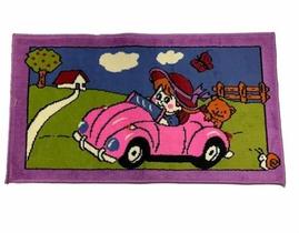 Tapete Passadeira Fusca Rosa Para Quarto Infantil Menina 57 cm x 1,00 cm Tapete Passadeira Fusca Rosa Para Quarto Infantil Menina 57 cm x 1,00 cm