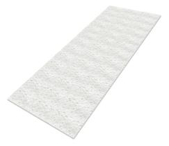 Tapete Passadeira Grande 2,50m x 65cm Artesanal Cozinha Corredor Quarto Nórdico Cru Off White