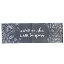 Tapete Passadeira Grande Cozinha Decorativo 120x70 cm Estampado Lindo - Cosy