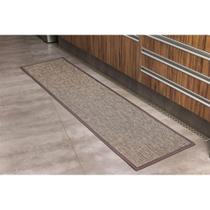 Tapete Passadeira Multiuso Moderno 45cm x 1,20m Marrom 002 Niazitex