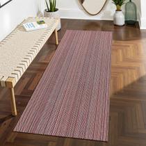 Tapete Passadeira para Cozinha e Quarto 100 Algodão Antiderrapante Cru Colorido Artesanal Verde Vermelho Vibrante Listrado Decorativo Tapete Passadeira para Cozinha e Quarto 100 Algodão Antiderrapante Cru Colorido Artesanal Verde Vermelho Vibrante Listrado Decorativo