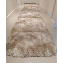 Tapete Passadeira Peluda Felpuda Macia 1,00 X 0,55 M para corredor, beira da cama no quarto ou sala Tapete Passadeira Peluda Felpuda Macia 1,00 X 0,55 M para corredor, beira da cama no quarto ou sala