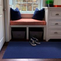 Tapete Passadeira Poliester, Listrado Antiderrapante 2x2,5mt