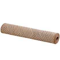 Tapete Passadeira Sisal 1,00m X 66cm Base Antiderrapante Para Corredor Cozinha Quarto Sala - Terracota