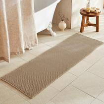 Tapete Passadeira TYUU Waffle para Banheiro 183x61 cm Antiderrapante Caqui Tapete Passadeira TYUU Waffle para Banheiro 183x61 cm Antiderrapante Caqui