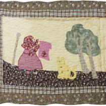 Tapete Patchwork Camponesa 100% Algodão 2,40m x 41cm Tapete Patchwork Camponesa 100% Algodão 2,40m x 41cm