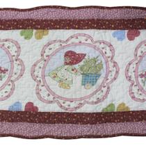 Tapete Patchwork Menina Do Campo 100% Algodão 2,40m x 41cm Tapete Patchwork Menina Do Campo 100% Algodão 2,40m x 41cm