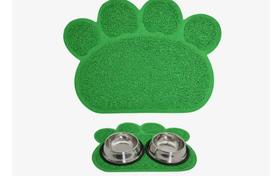 Tapete Patinhas Pet Para Ração E Agua Tapete Patinhas Pet Para Ração E Agua