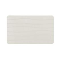 Tapete Pedra Diatomita Para Banheiro Branco Esculpido 60cm