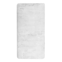 Tapete Pele Bangor 0,60 x 1,80 Branco Niazitex