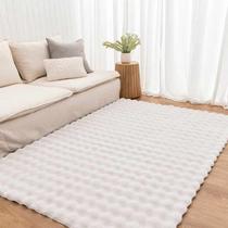 Tapete Pele Bubble 0,60 x 1,20 Marfim Niazitex Tapete Pele Bubble 0,60 x 1,20 Marfim Niazitex